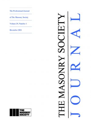 The Masonry Society Journal Volume 39