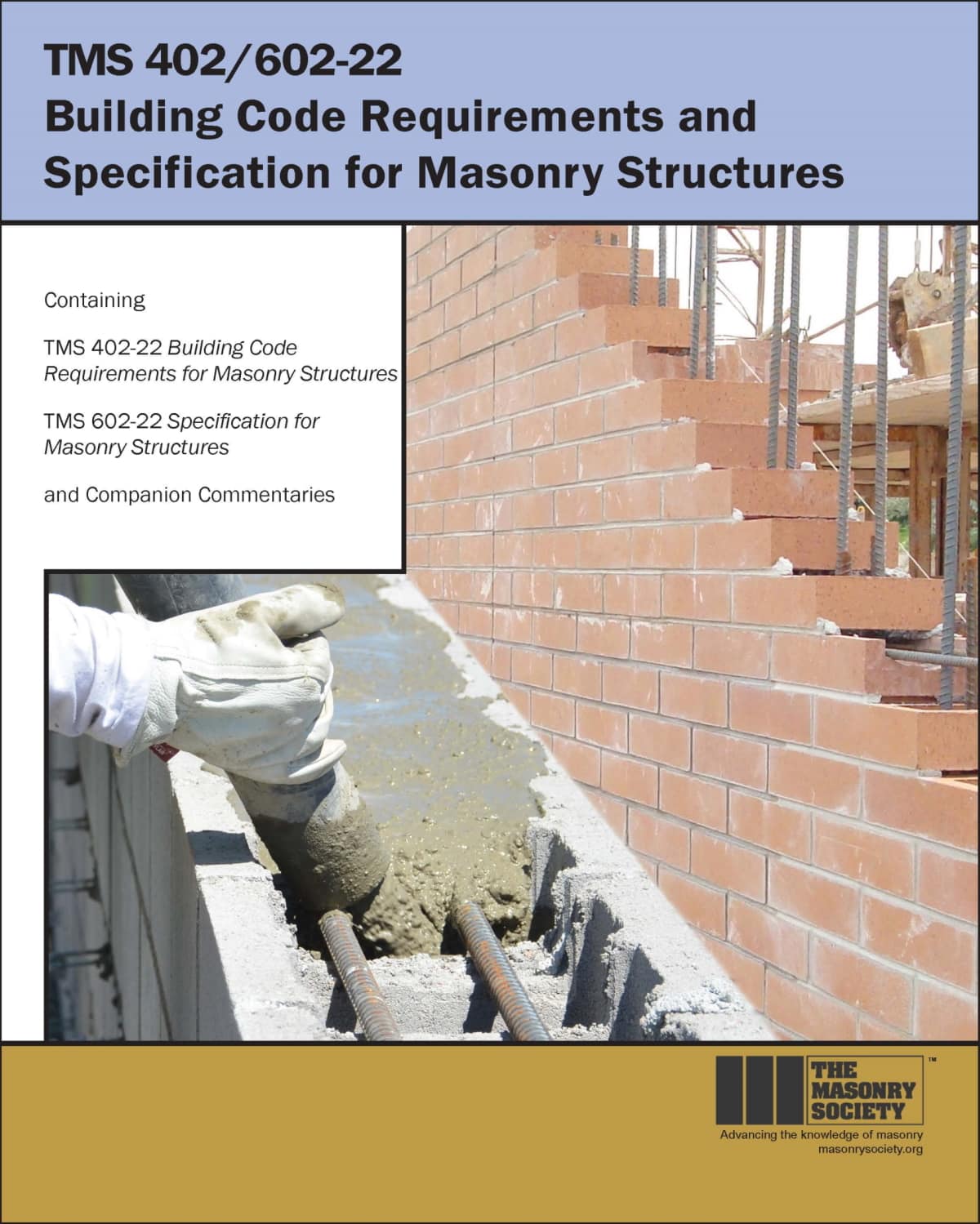 TMS 402/602-22 Building Code Requirements and Specification for Masonry  Structures