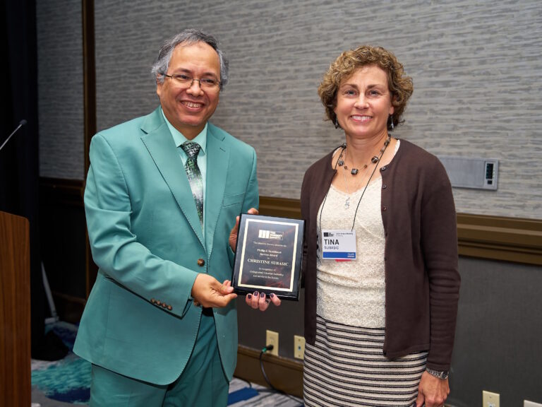TMS Presents 2025 Service Awards to Laura Redmond and Tina Subasic